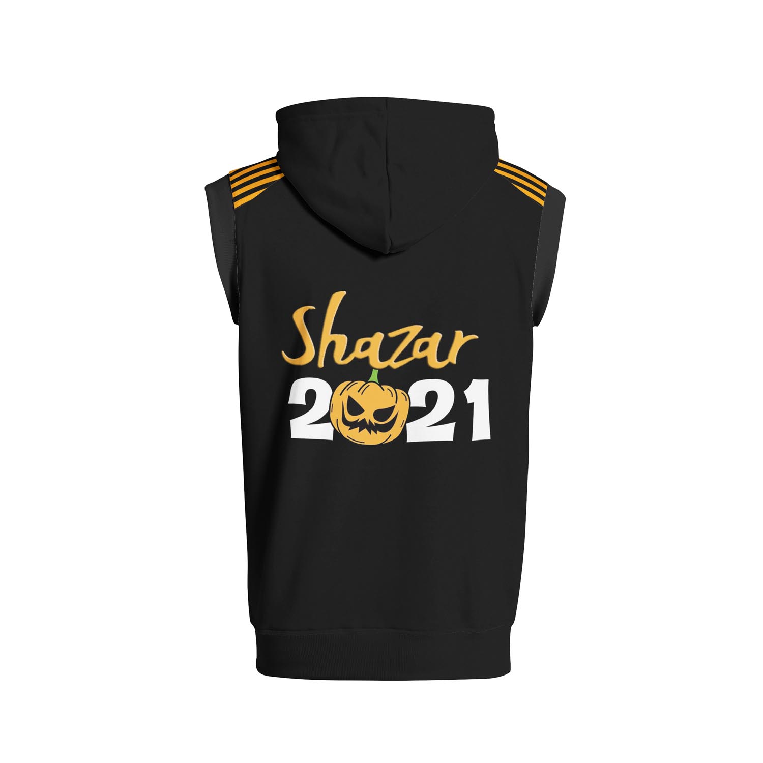 Shazar Wears Sleeveless Pullover Hoodie