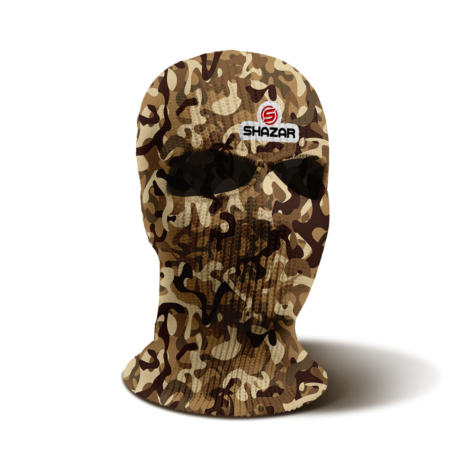 Shazar Wears Camo Balaclava