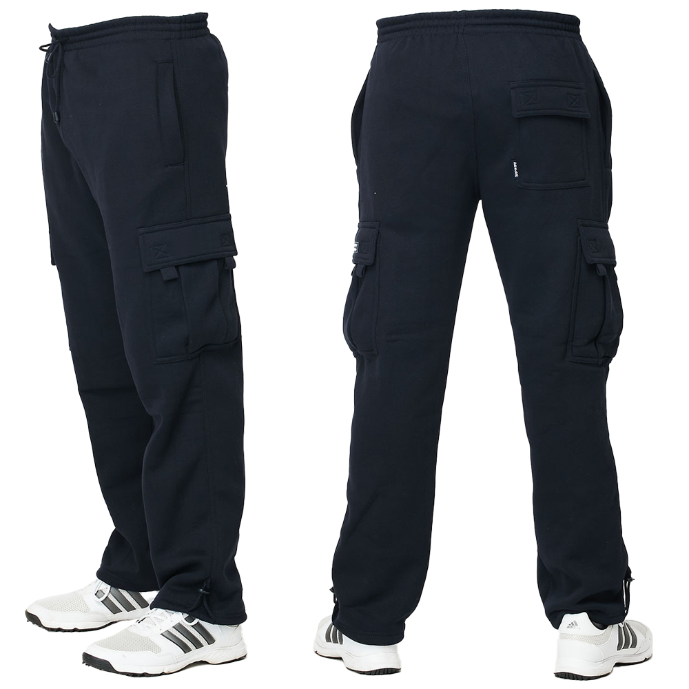 Shazar Wears Men’s Heavyweight Fleece Cargo Pants