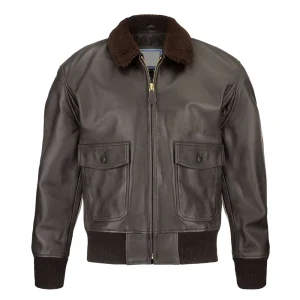 Leather Bomber Jacket