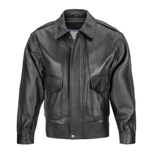 Leather Bomber Jacket