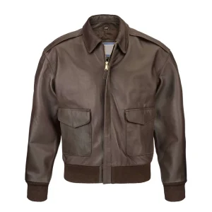 Leather Bomber Jacket