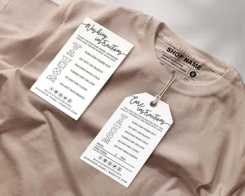 Private label and hangtags